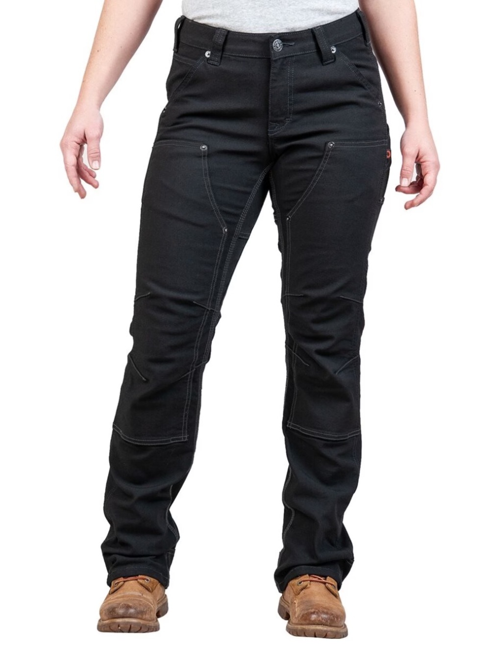 Dovetail Workwear Britt Utility Pant - Black Canvas